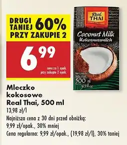 Biedronka Mleczko kokosowe Real Thai oferta