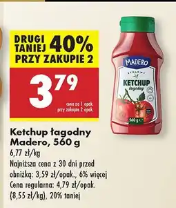 Biedronka Ketchup łagodny Madero oferta