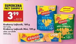 Biedronka Krakersy Lajkonik Mini oferta