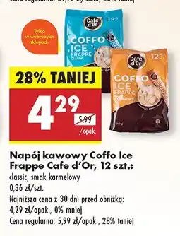 Biedronka Napój kawowy Coffo Ice Frappe Cafe d'Or oferta