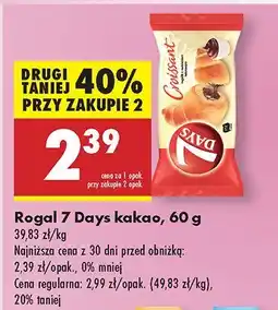 Biedronka Baton Regal 7 Days kakao oferta