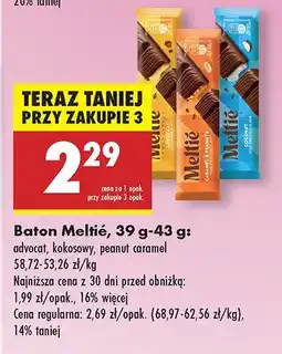 Biedronka Baton Meltie oferta