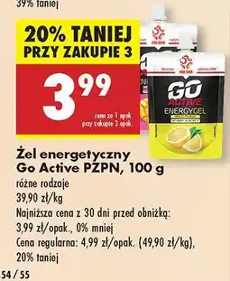 Biedronka Żel energetyczny Go Active PZPN oferta