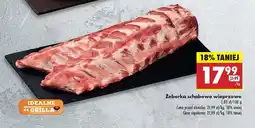 Biedronka Żeberka schabowe wieprzowe Lada oferta