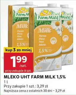 Stokrotka Optima Mleko uht farm milk 1,5% oferta