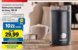 Lidl Młynek elektryczny do kawy Silvercrest Kitchen Tools 180W oferta