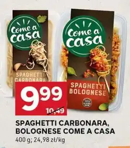 Stokrotka Optima Spaghetti carbonara, bolognese come a casa oferta