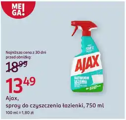 Rossmann Ajax, spray do czyszczenia łazienki oferta