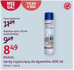 Rossmann Domol, spray czyszczący do dywanów oferta
