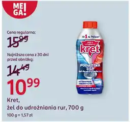 Rossmann Kret, żel do udrożniania rur oferta