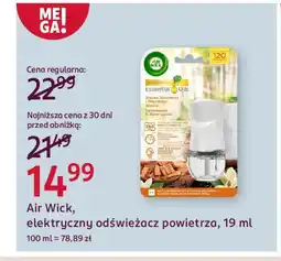 Rossmann Air Wick, elektryczny od艣wie偶acz powietrza oferta
