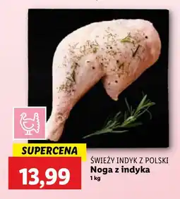 Lidl Noga z indyka świeża Świeży indyk z Polski oferta