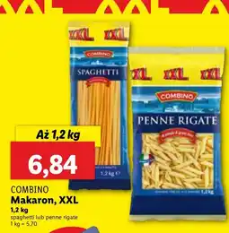 Lidl Makaron spaghetti XXL COMBINO oferta