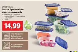 Lidl LIVARNO home Zestaw 7 pojemników do przechowywania oferta