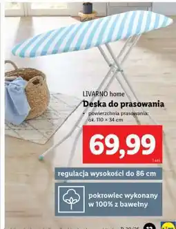 Lidl LIVARNO home Deska do prasowania oferta