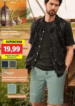 Lidl Szorty dresowe męskie z bawełną oferta