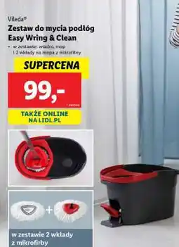 Lidl Vileda Zestaw do mycia podłóg Easy Wring & Clean oferta