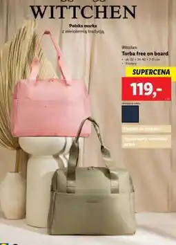 Lidl Wittchen Torba free on board oferta