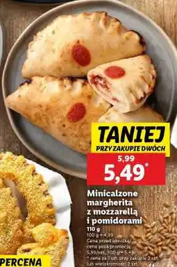 Lidl Minicalzone margherita z mozzarellą i pomidorami oferta