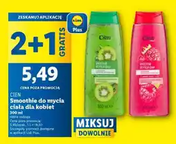 Lidl Cien Smoothie do mycia ciała dla kobiet oferta