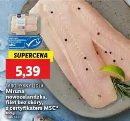 Lidl Miruna nowozelandzka, filet bez skóry, z certyfikatem MSC oferta