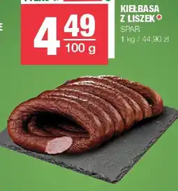 Spar Kiełbasa z liszek SPAR oferta