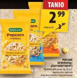 Arhelan Popcorn maślany Bacalland oferta