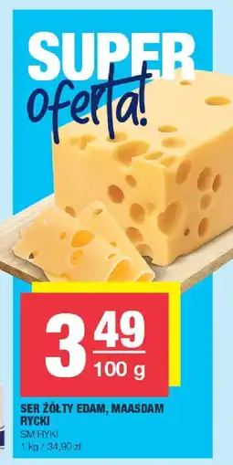 Spar Ser żółty Edam, Maasdam SM Rycki oferta