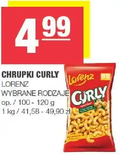 Spar Chrupki Curly Lorenz oferta