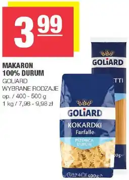 Spar Makaron 100% durum Goliard oferta
