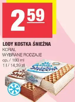 Spar Lody kostka śnieżna Koral oferta