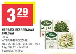 Spar Herbata ekspresowa ziołowa Bifix oferta