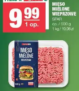 Spar Mięso mielone wieprzowe Spar oferta