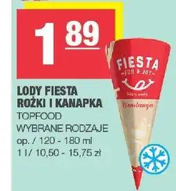 Spar Lody Fiesta rożek i kanapka Topfood oferta