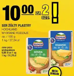 Spar Ser żółty Hochland Gouda, Edamski oferta