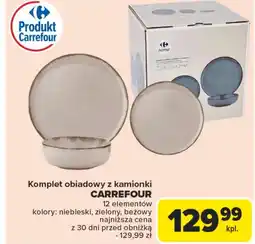 Carrefour Komplet naczyń obiadowych Carrefour oferta