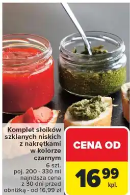Carrefour Zestaw słoików oferta