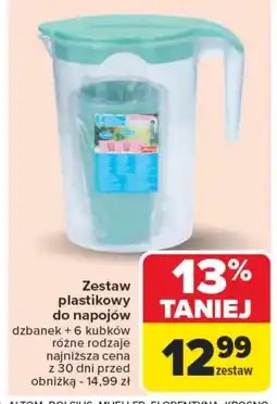 Carrefour Zestaw do napojów oferta