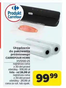 Carrefour Zgrzewarka do pakowania próżniowego Carrefour oferta