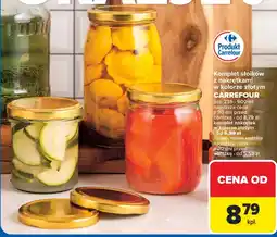 Carrefour Zestaw słoików oferta