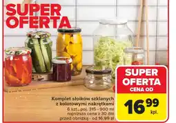 Carrefour Zestaw słoików oferta