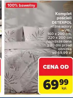 Carrefour Komplet pościeli Detexpol oferta