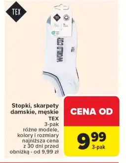 Carrefour Stopki męskie TEX oferta