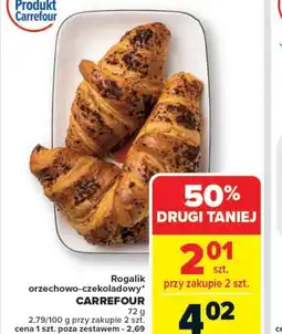 Carrefour Market Rogalik orzechowo-czekoladowy Carrefour oferta