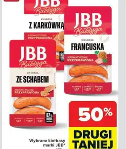 Carrefour Market Wybrane kiełbasy marki JBB oferta