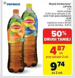 Carrefour Market Napój herbaciany Lipton oferta