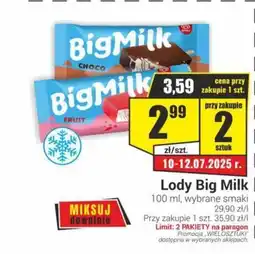 Nasz Sklep Lody Big Milk oferta