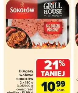 Carrefour Market Burgery wołowe Sokołów oferta