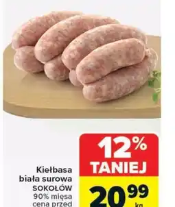 Carrefour Market Kiełbasa biała surowa Sokołów oferta