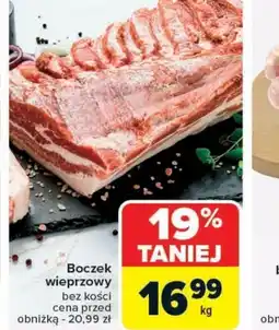 Carrefour Market Boczek wieprzowy bez kości oferta